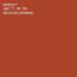 #AB4227 - Medium Carmine Color Image